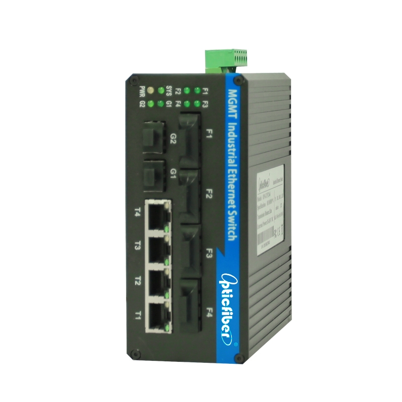 管理型千兆2光百兆4光4電工業級交換機